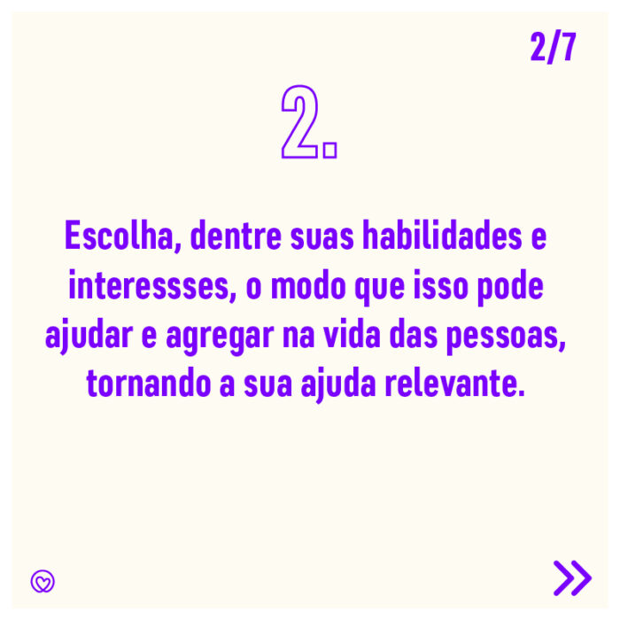 segundo passo para construir marca pessoal